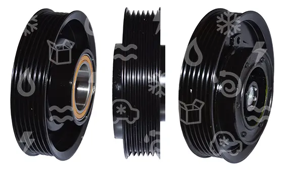 spojka pro kompresor VALEO, ZEXEL DCS17E, 110 mm, 12V, poly V6, 35x52x20mm